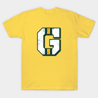 Green Bay G, vintage - yellow T-Shirt